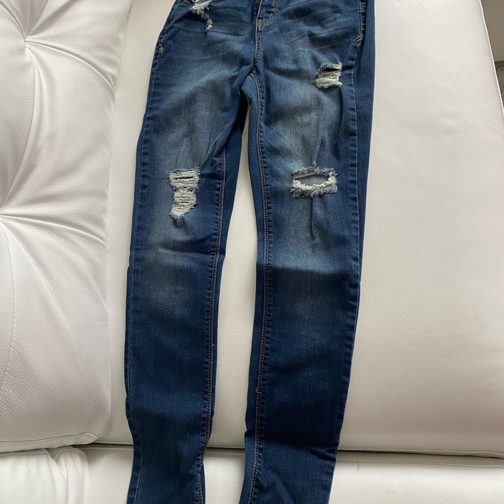 Jeans, high rise, jean leggings stretch